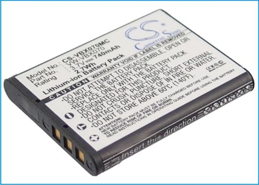 Battery for Panasonic HX-WA20/WA10 Series (VW-VBX070) - 1