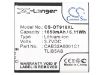 Tcl S600 S500 D662 A986 A980 Battery CAB1500007C1 CAB32A0001C1 - 5