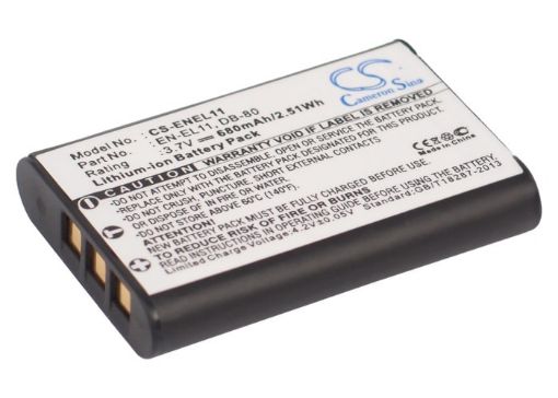 Olympus FE-370 Battery Li-60B Replacement (p/n Li-60B) - 1