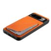 Google Pixel 6 Pro Orange Calf Texture Holder Phone Case - 4