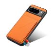 Google Pixel 6 Pro Orange Calf Texture Holder Phone Case - 5
