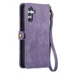 Samsung Galaxy A71 5G Geometric Zipper Wallet Leather Phone Case - 3