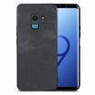 Samsung Galaxy S9 Vintage Leather PC Back Cover Phone Case - Black - 1