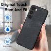 Samsung Galaxy S20 Vintage Leather PC Back Cover Phone Case - Black - 5