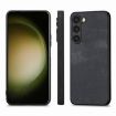 Samsung Galaxy S8 Vintage Leather PC Back Cover Phone Case - Black - 2