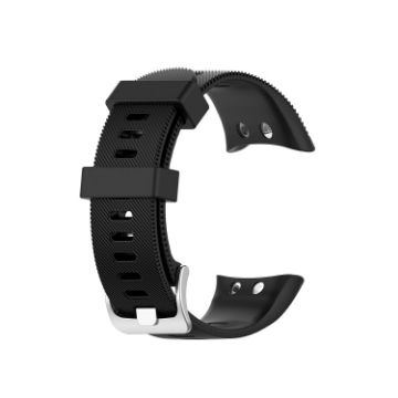 Black Silicone Watch Band for Garmin Forerunner 45 & 45S - 1