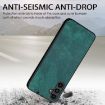 Samsung Galaxy A12 Vintage Leather PC Back Cover Phone Case Green - 3
