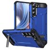 Samsung Galaxy S22 5G Matte Holder Phone Case - Dark Blue - 1