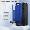 Samsung Galaxy S22 5G Matte Holder Phone Case - Dark Blue - 4