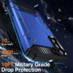 Samsung Galaxy S22 5G Matte Holder Phone Case - Dark Blue - 5