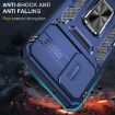 Samsung Galaxy A15 Armor PC + TPU Camera Shield Phone Case - Navy Blue - 2