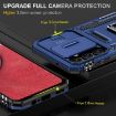Samsung Galaxy A15 Armor PC + TPU Camera Shield Phone Case - Navy Blue - 3