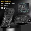 Samsung Galaxy A05s Armor PC + TPU Camera Shield Phone Case - Black - 4