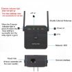 2.4G 300M Wifi Repeater Extender Amplifier with 1 LAN Port - US Plug - 6