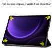 Samsung Galaxy Tab S9 FE Black Leather Tablet Case - 5