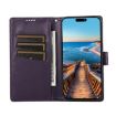 Motorola Edge 20 Pro PU Leather Phone Case - Purple - 4