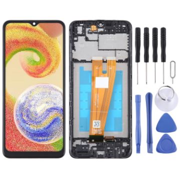 Samsung Galaxy A04 SM-A045F LCD Screen Digitizer Assembly with Frame - 1