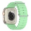 Ocean Silicone Watch Band for Apple Watch 44mm - Light Green - 4