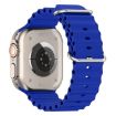 Ocean Silicone Watch Band for Apple Watch 49mm/45mm/44mm - Sapphire Blue - 4