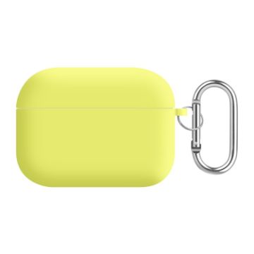 Picture of For AirPods Pro PC Lining Silicone Bluetooth Earphone Protective Case (Shiny Yellow)