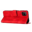 Samsung Galaxy A42 5G Red Leather Phone Case with Lanyard - 4