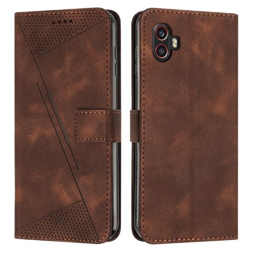 Samsung Galaxy Xcover 6 Pro Leather Phone Case with Lanyard - 1