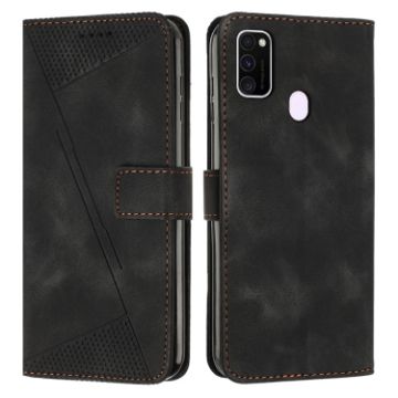 Samsung Galaxy M30s / M21 Leather Phone Case - Black - 1