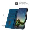 Samsung Galaxy Xcover 6 Pro Leather Phone Case with Lanyard - Blue - 3