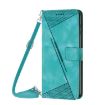 Samsung Galaxy M31 Green Leather Phone Case with Long Lanyard - 2