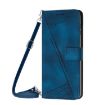 Samsung Galaxy A11 Blue Leather Phone Case with Long Lanyard - 2