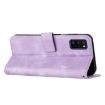 Samsung Galaxy A41 Dream Triangle Leather Phone Case - Purple - 4