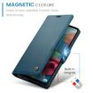 Samsung Galaxy A71 4G CaseMe 023 Blue Leather Phone Case - 5