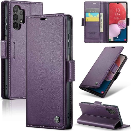 Samsung Galaxy A13 CaseMe 023 Butterfly Buckle Leather Phone Case - 1