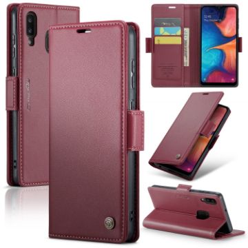 Samsung Galaxy A20/A30/M10s CaseMe 023 RFID Anti-theft Leather Phone Case - 1