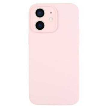 iPhone 11 Liquid Silicone Phone Case Grey Pink - 1
