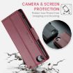 iPhone SE 2022/SE 2020/6/7/8 CaseMe 023 Wine Red Leather Phone Case - 6