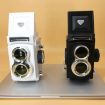 White Dummy Handheld Retro DSLR Camera Model Props - 5