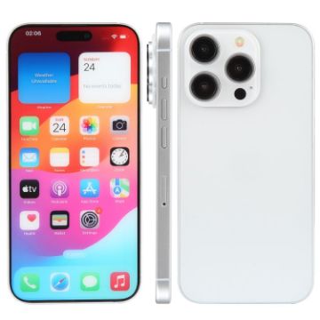 iPhone 15 Pro Color Screen Dummy Display Model (White) - 1