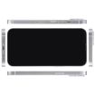 iPhone 13 Black Screen Dummy Display Model (White) - 3
