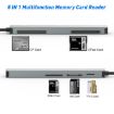 Rocketek CR308 USB3.0 Card Reader 5 in 1 (Silver Grey) - 4