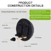 Dog Barking Stopper Collar - EU Plug (Black) - 5
