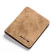 Baellerry BLR1152 Men Short Wallet Vintage Frosted Two Fold Wallet - 1