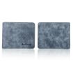 Baellerry BLR1152 Men Short Wallet Vintage Frosted Two Fold Wallet - 4