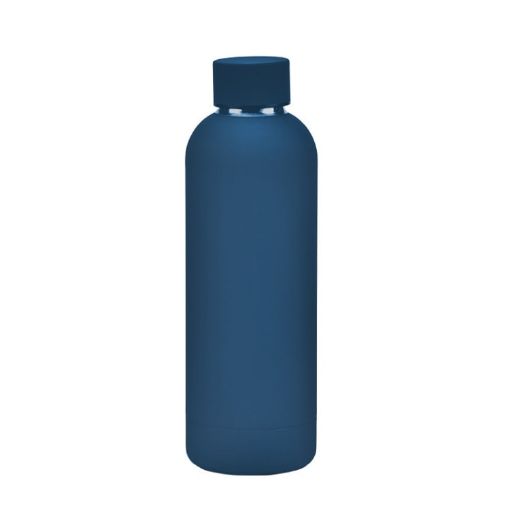 Stainless Steel Outdoor Matte Water Bottle - Indigo - 1