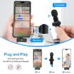 PULUZ Wireless Lavalier Microphones for Type-C Phone - Black - 6