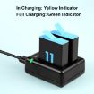 PULUZ USB Dual Batteries Charger for GoPro HERO12 Black /11 Black /10 Black /9 Black - 5