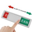 Dishwasher Magnet Clean Dirty Sign - Double-Sided Cover (White) - 3