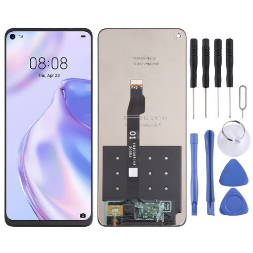LCD Screen for Huawei P40 lite 5G with Digitizer - Black - 1