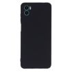 Black Liquid Silicone Phone Case for Motorola Moto E22s - 2