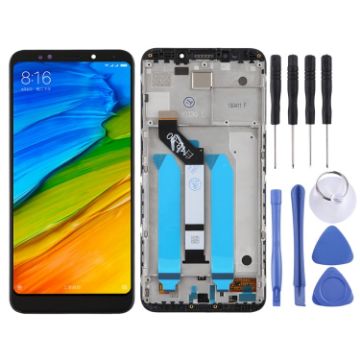 TFT LCD Screen for Xiaomi Redmi 5 Plus Digitizer Full Assembly (Black) - 1
